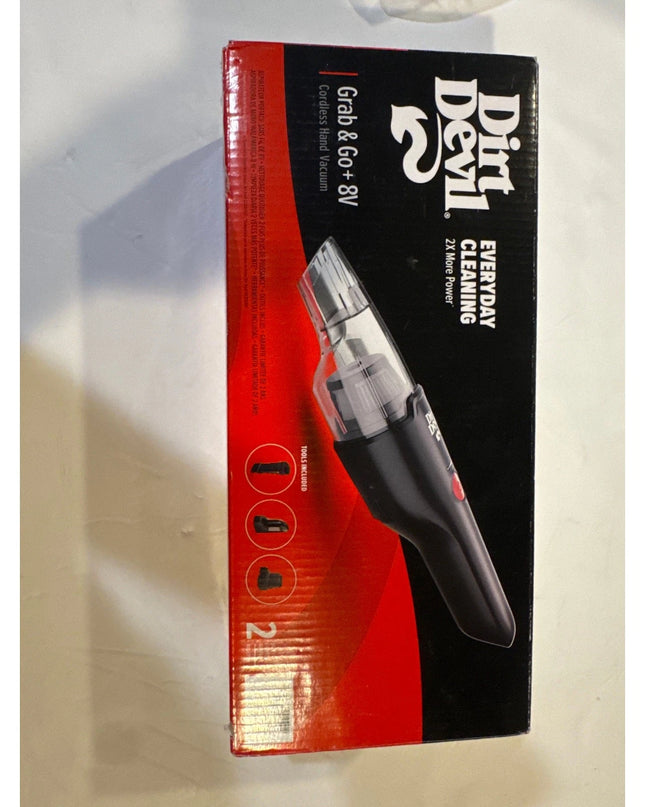 Dirt Devil Grab and Go+ 8V Cordless Handheld Vacuum Cleaner, 2-in-1 Tool