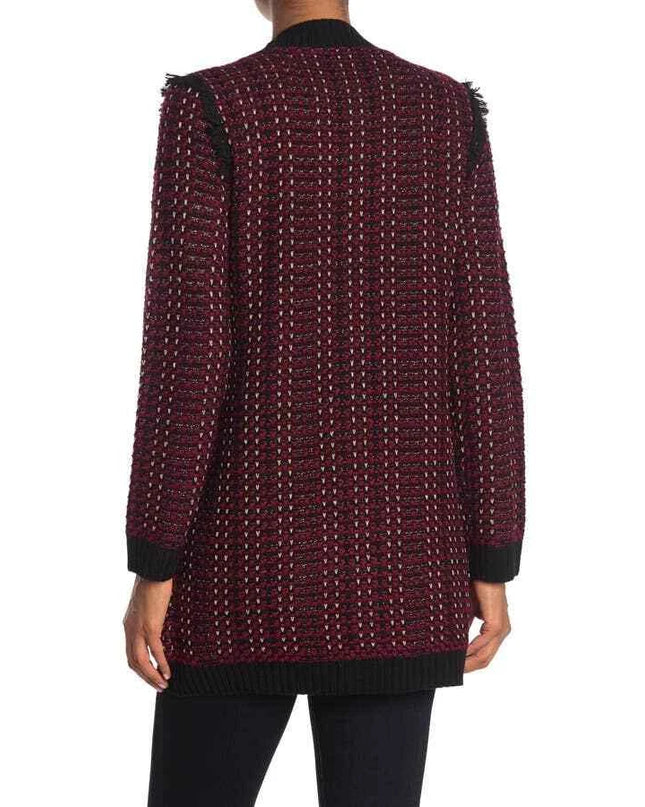 Love Token Parisian Tweed Buttoned Front Cardigan