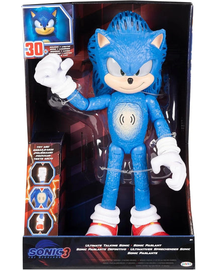 Sonic the Hedgehog 3 Ultimate Talking Sonic 12 inch Action Figure 15 Articulatio