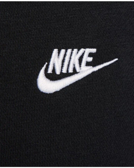 Nike Men's Club Fleece Sweatshirt Black Fleece Pullover Sport Casual Crewneck M