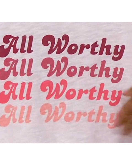 All Worthy Hunter McGrady Slub Knit Graphic T-Shirt in White Choose Size