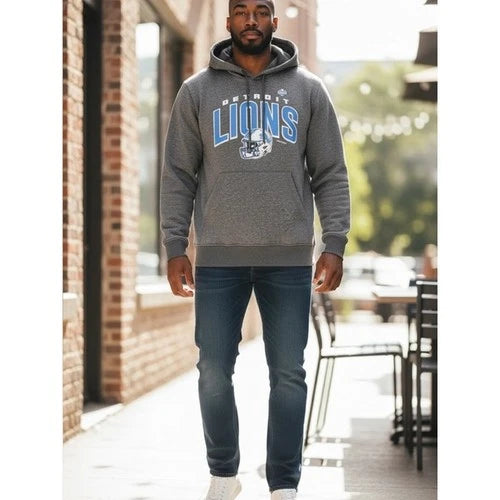 Detroit Lions Logo NFL Ultra Game Men's Pullover Hoodie med New