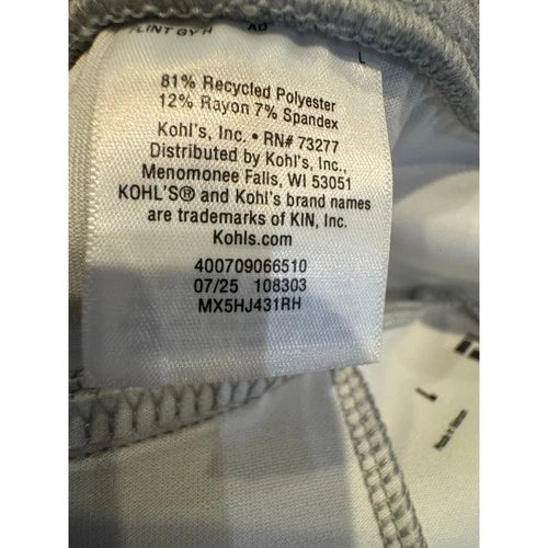 Men's FLX Recharge Scuba Hoodie Flint Heather gray M nwt