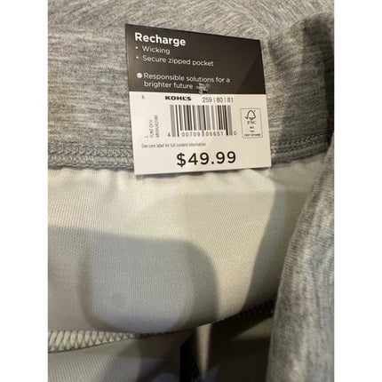 Men's FLX Recharge Scuba Hoodie Flint Heather gray M nwt
