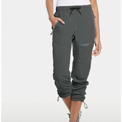 Women's Laureate UPF50+ DWR Hiking Pants steel gray, large