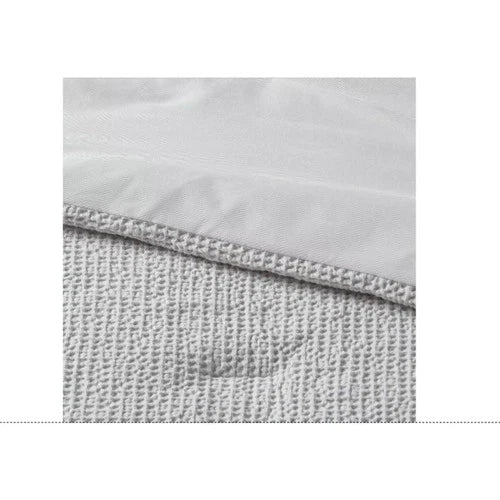 Washed Waffle Weave Comforter and Sham Set - Threshold full/queen light Gray