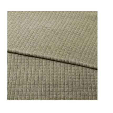 Jersey Quilt - Threshold full/queen, dark olive quilt NEW 88x92 inch