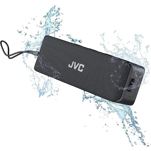 JVC SPSQ4BT True Wireless Stereo Portable Bluetooth Speaker, Black,