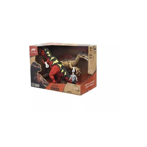 Animal Planet Electronic Battling Dinos Action Figure Set - 3pk