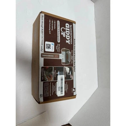 HorsePower Giddy Up Cordless, Rechargeable BBQ grill Stainless Roller Cleaner