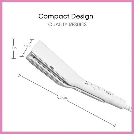 Conair Travel Iron 2-in-1 – Dual-Use Flat Iron for Clothes & Hair | Compact