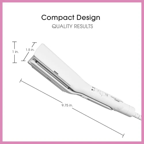Conair Travel Iron 2-in-1 – Dual-Use Flat Iron for Clothes & Hair | Compact