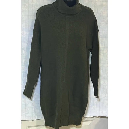 RD Style women Seamed mini Turtleneck Sweater Dress size S/P