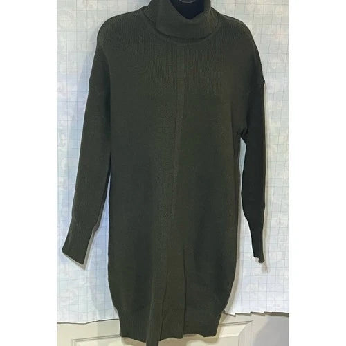 RD Style women Seamed mini Turtleneck Sweater Dress size S/P