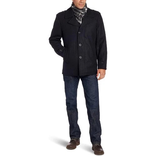 Michael Kors Men's Monroe Scarf Coat black xl men new