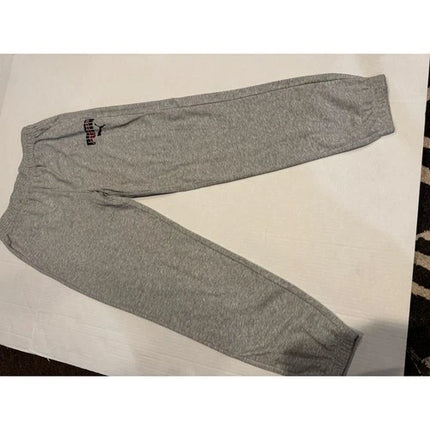 Puma Youth Fleece Jogger Pants Size Medium 18/20 Gray New