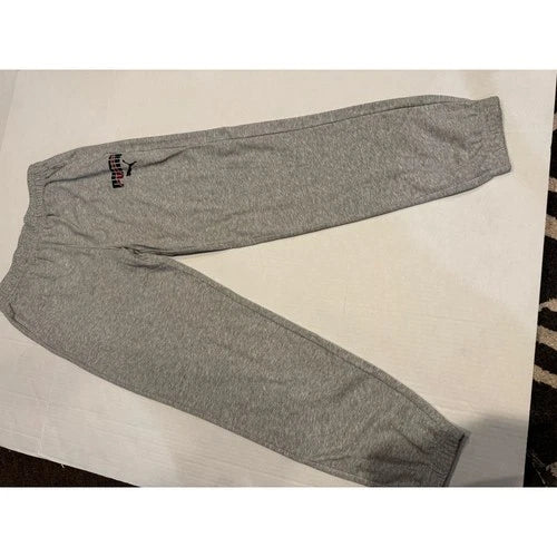 Puma Youth Fleece Jogger Pants Size Medium 18/20 Gray New