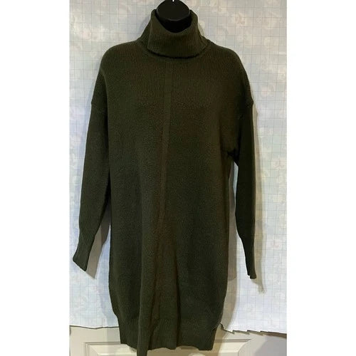 RD Style women Seamed mini Turtleneck Sweater Dress size S/P