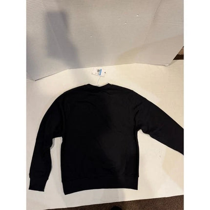 Nike Men's Club Fleece Sweatshirt Black Fleece Pullover Sport Casual Crewneck M