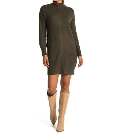 RD Style women Seamed mini Turtleneck Sweater Dress size S/P