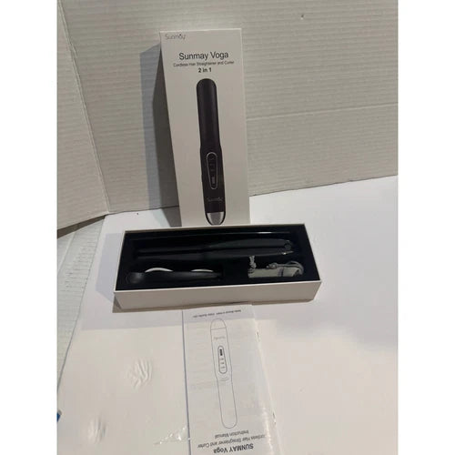 SUNMAY Cordless Hair Straightener – on the go Portable 2-in-1 Flat Iron & Curler