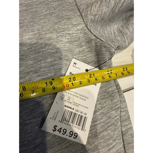 Men's FLX Recharge Scuba Hoodie Flint Heather gray M nwt