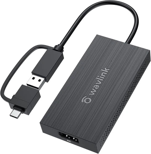 WAVLINK USB 3.0 2K Adapter USB A &C DP Based Monitor,Thunderbolt Windows,Mac OS,