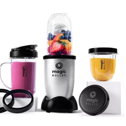 Magic Bullet Personal Blender Set Mixer for Smoothies, 250W,Stainless Steel