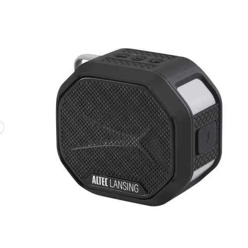 Altec Lansing - Bluetooth HydraTrek 2.0 EverythingProof Portable Speaker - Black