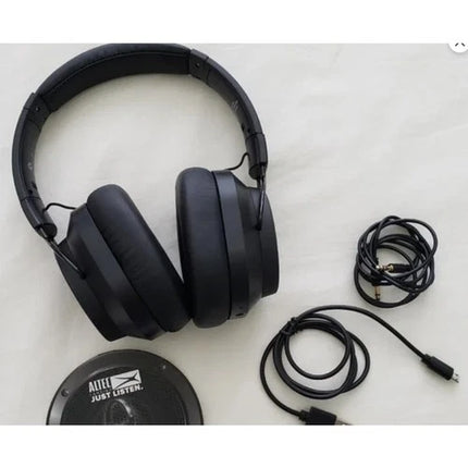 Altec Lansing Whisper wireless Active Noise Cancelling Headphones, Black