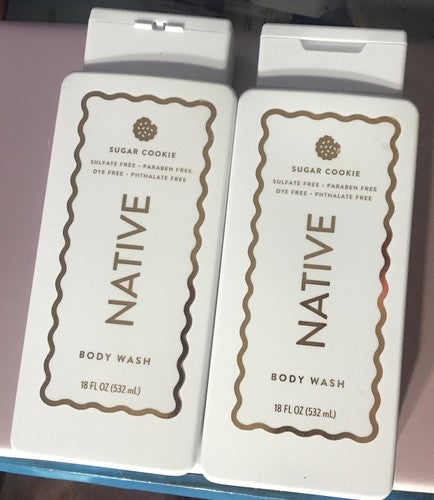 NATIVE BODY WASH 18 Oz sugar cookie