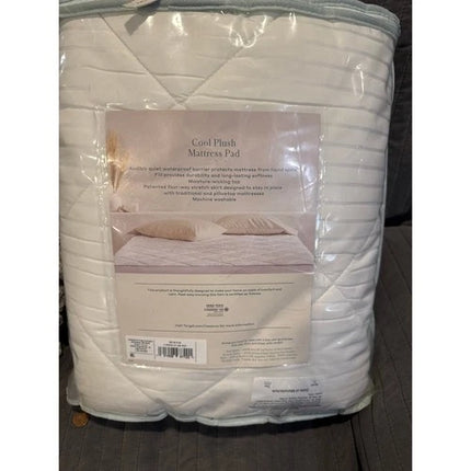 Premium Cooling Mattress Pad - Casaluna full white new