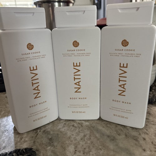 NATIVE BODY WASH 18 Oz sugar cookie
