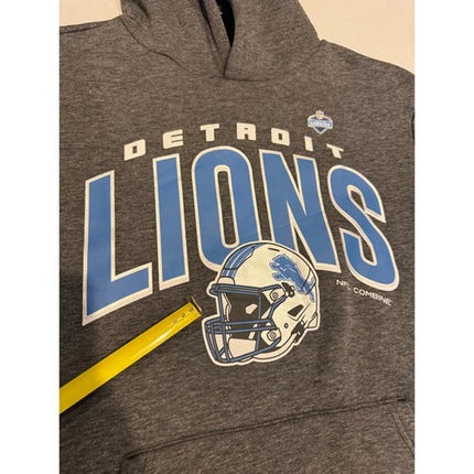 Detroit Lions Logo NFL Ultra Game Men's Pullover Hoodie med New