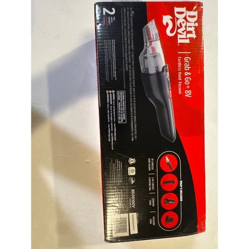 Dirt Devil Grab and Go+ 8V Cordless Handheld Vacuum Cleaner, 2-in-1 Tool