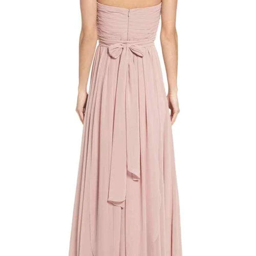 Jenny Yoo Convertible Bridesmaid Dress Mira Long  dress Champagne size 6