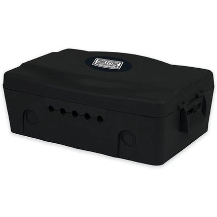 Outdoor Weather Resistant Connection Box -Cover for Extension Cord  Black