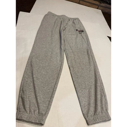 Puma Youth Fleece Jogger Pants Size Medium 18/20 Gray New
