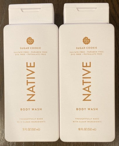 NATIVE BODY WASH 18 Oz sugar cookie