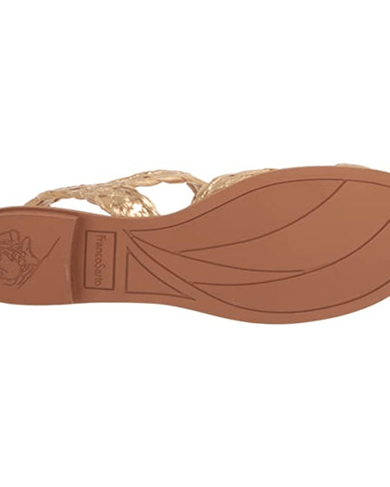 FRANCO SARTO women's Graze strapping gold Sandal size 7.5 M