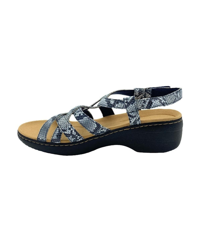 Clarks Merliah Rose Women's Snake Print Strappy Sandal 11