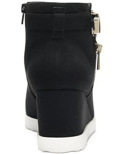 THALIA SODI Women's Zina Wedge Sneakers BLACK 6.5