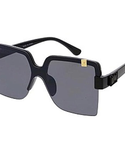 Women'sBlack Fashion Shield Sunglasses UV400 Protection New    Black