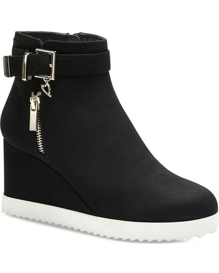 THALIA SODI Women's Zina Wedge Sneakers BLACK 6.5