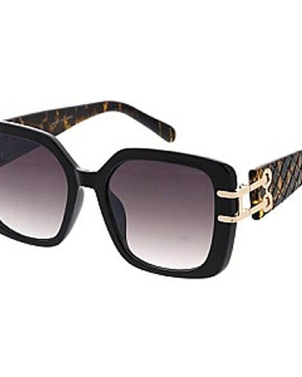 SUNGLASSES HIGH FASHION Tortoiseshell TEXTURED LINKED TEMPLES UV 400 Protection