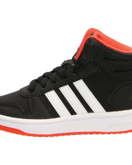 Adidas Hoops Mid 2.0 Jr Kids Black Sneaker B75743 Size 6 NWOB