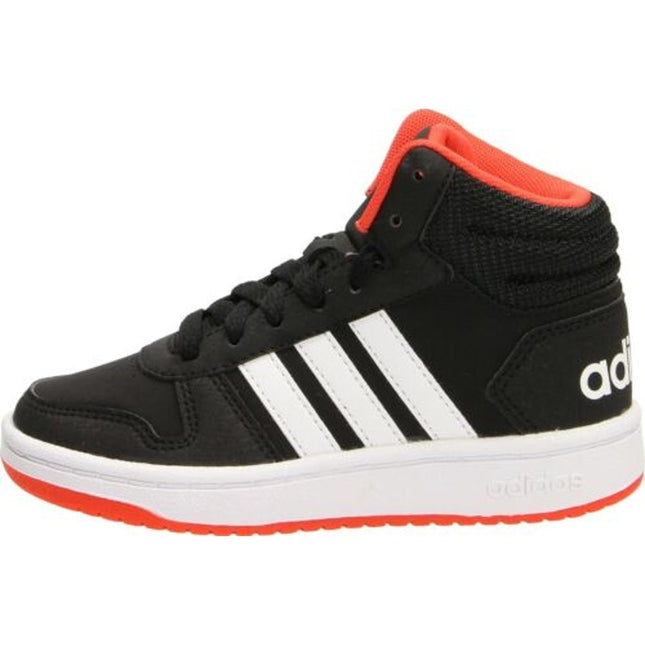 Adidas Hoops Mid 2.0 Jr Kids Black Sneaker B75743 Size 6 NWOB