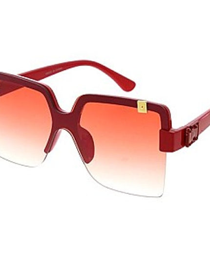 Women's RED Fashion Shield Sunglasses UV400 Protection NewRed