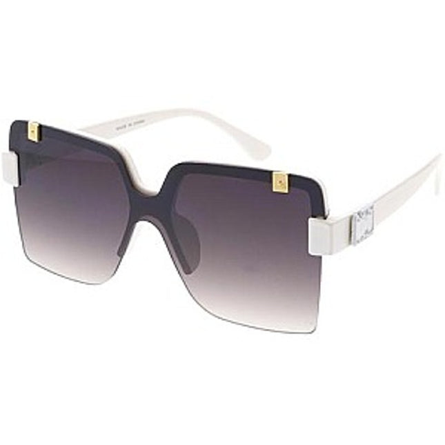 Women's white Fashion Shield Sunglasses UV400 Protection New