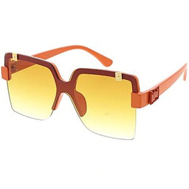 Orange Fashion Shield Sunglasses UV400 Unisex Trendy New